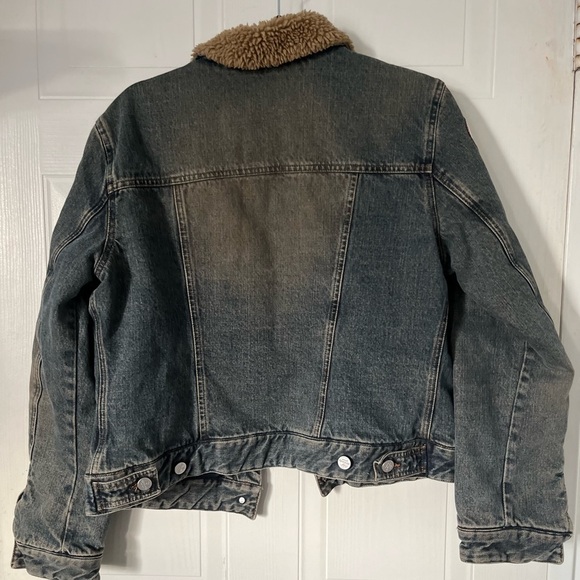 Killah bebe Miss Sixty vintage Y2K Patch Work Denim Sherpa trim Jacket - Picture 2 of 16